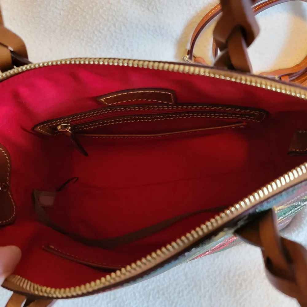 Dooney & Bourke Windor Celesta Plaid Satchel - Multicolor - Picture 7 of 10